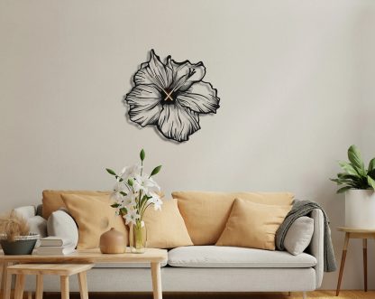 Hibiscus Wall Clock - Image 2