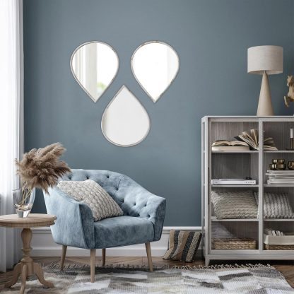 Water drop combination decorative mirror