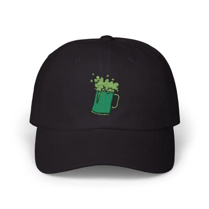 Green beer embroidered baseball cap