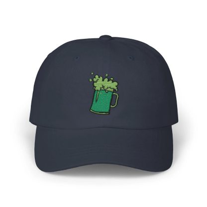 Green beer embroidered baseball cap - Image 4