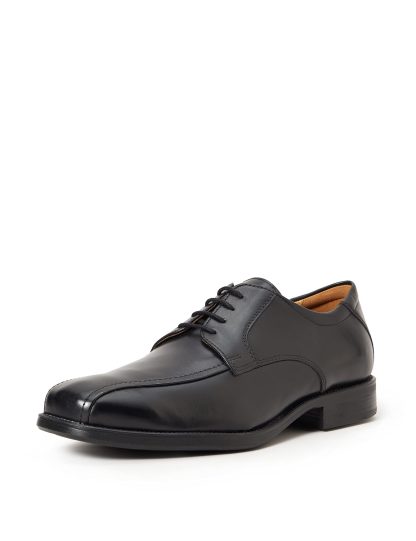 Men's black Oxford leather shoes - Image 5