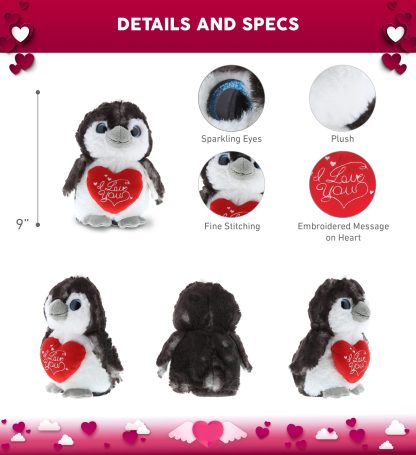 Love Penguin Plush Toy - Image 2
