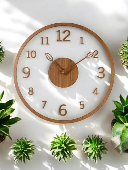 Log style simple wall clock - Image 5
