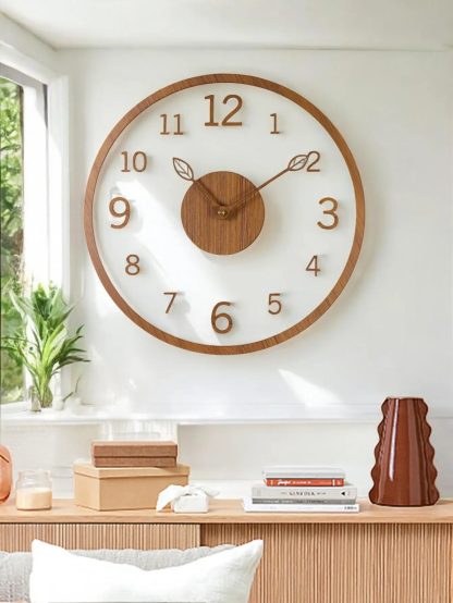 Log style simple wall clock - Image 3