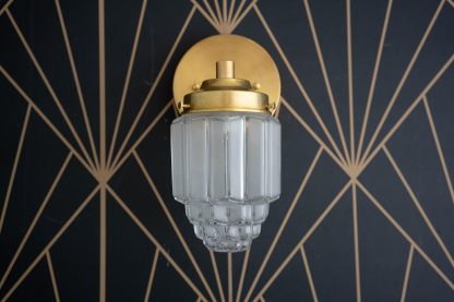 Vintage Art Glass Wall Lamp - Image 5