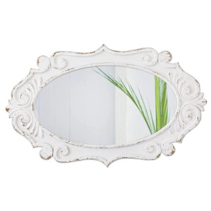 carved oval mirror - Image 9
