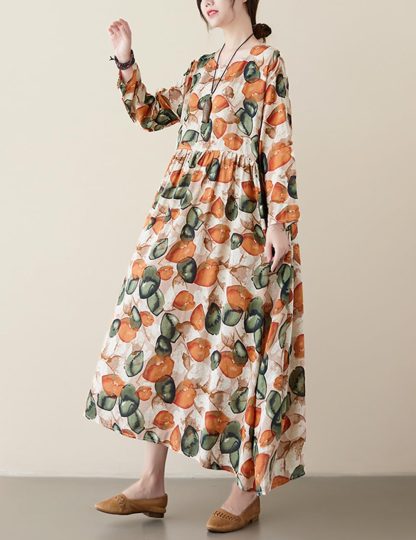 Fresh printed loose long skirt - Image 8