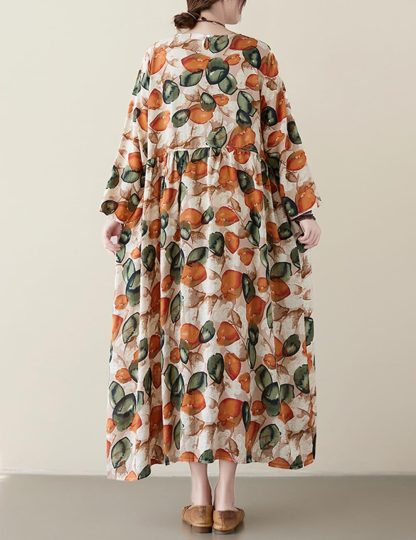 Fresh printed loose long skirt - Image 2