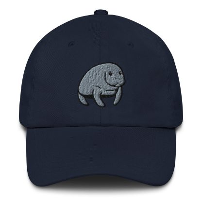 Manatee embroidered baseball cap - Image 7