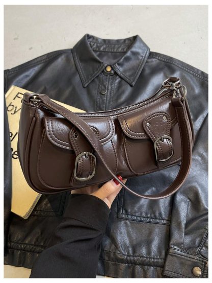 Vintage Buckle Underarm Bag - Image 2
