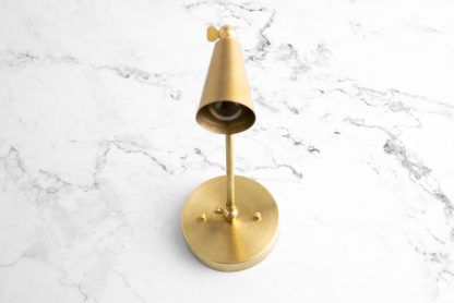 Vintage brass telescopic wall lamp - Image 4