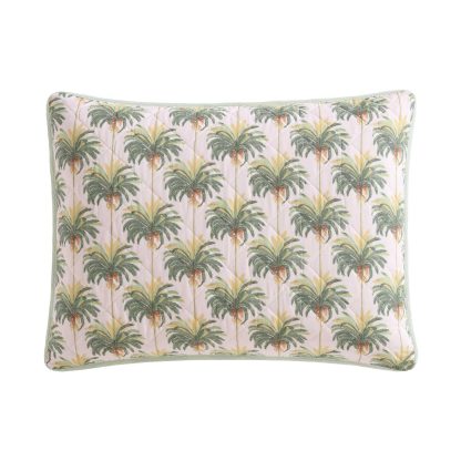 Coconut tree print quilted bedding - Image 9