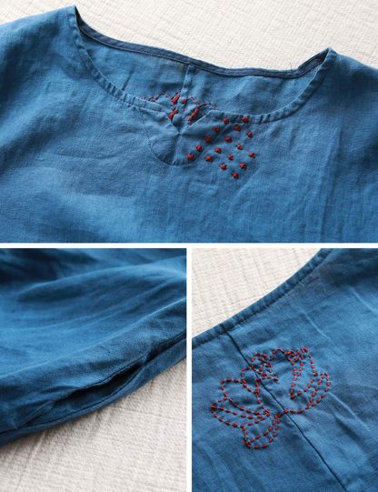 Retro loose robe - Image 8