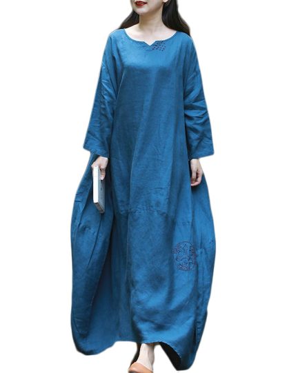 Retro loose robe - Image 7