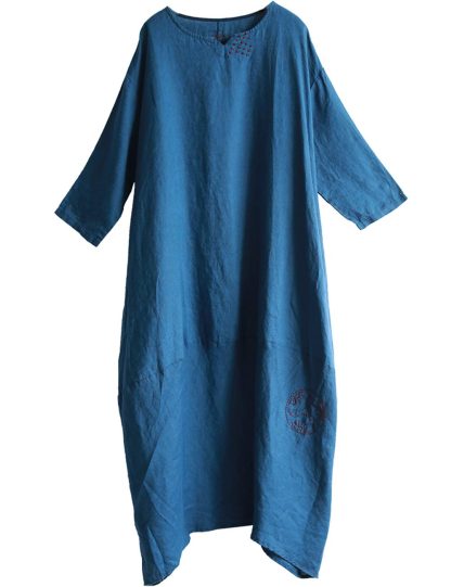 Retro loose robe - Image 6