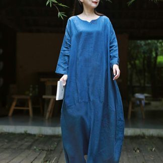 Retro loose robe
