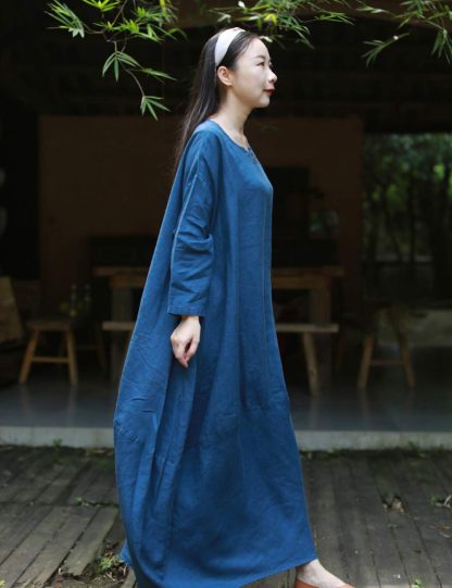 Retro loose robe - Image 4