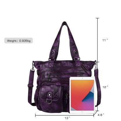 Gradient tie-dye style large-capacity women's bag - Image 5