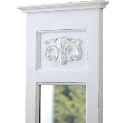 French carved dressing mirror - Image 2