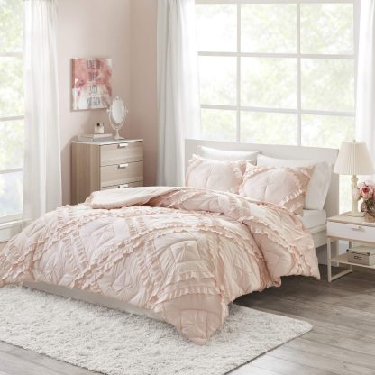 Pink Ruffle Bedding Set - Image 8