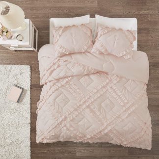 Pink Ruffle Bedding Set