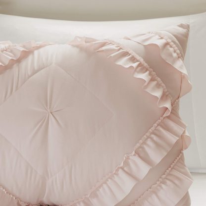 Pink Ruffle Bedding Set - Image 4