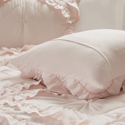 Pink Ruffle Bedding Set - Image 2
