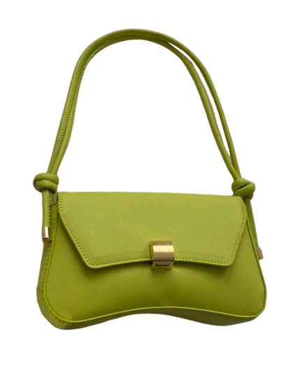 Minimalist twist green underarm bag - Image 5