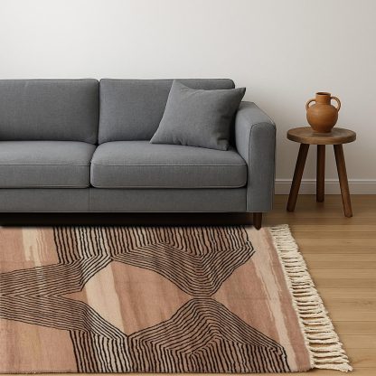 Moroccan style line personalized carpet - Image 2