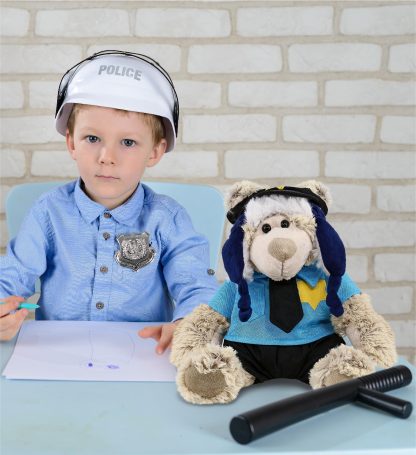 Police uniform bear plush doll - Image 5