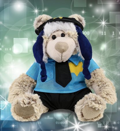 Police uniform bear plush doll - Image 2