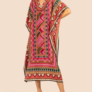 Ethnic style embroidered robe skirt