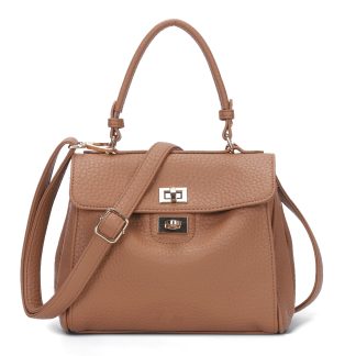 Elegant lychee pattern handbag