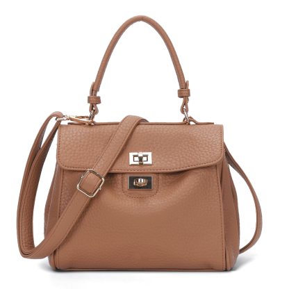 Elegant lychee pattern handbag