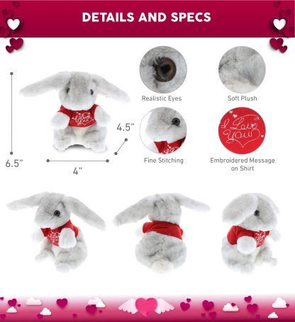 Love Rabbit Plush Toy - Image 2