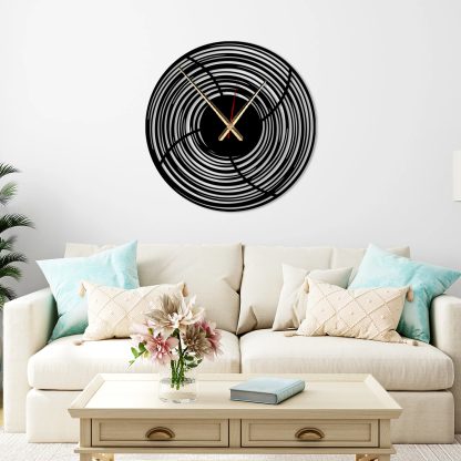 Art and Timekeeping Spiral Wall Clock - Image 6