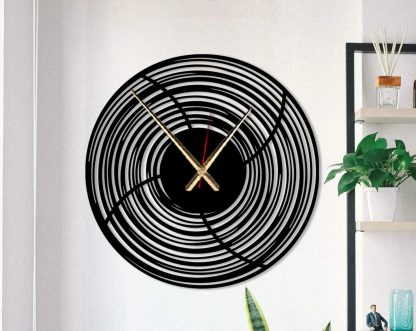 Art and Timekeeping Spiral Wall Clock - Image 5