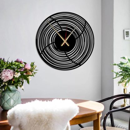 Art and Timekeeping Spiral Wall Clock - Image 3