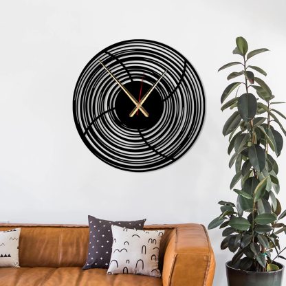 Art and Timekeeping Spiral Wall Clock - Image 2