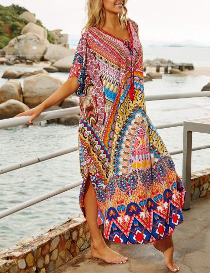 Bohemian ethnic style robe skirt