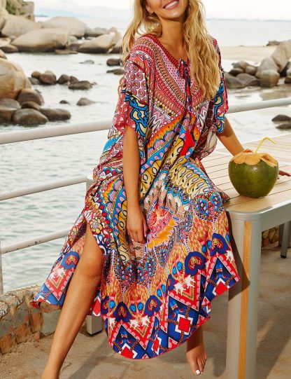 Bohemian ethnic style robe skirt - Image 2