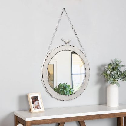 Pastoral style chain hanging mirror - Image 9