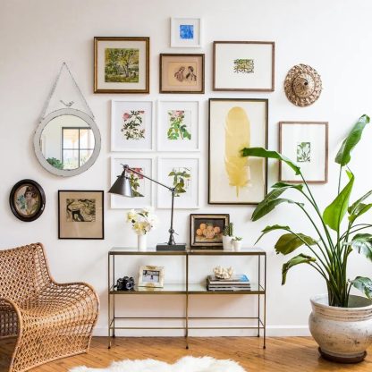 Pastoral style chain hanging mirror - Image 7