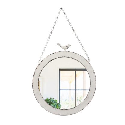 Pastoral style chain hanging mirror - Image 2