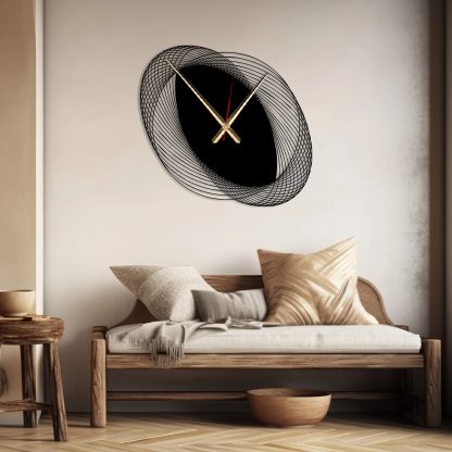 Artistic spiral wall clock - Image 6