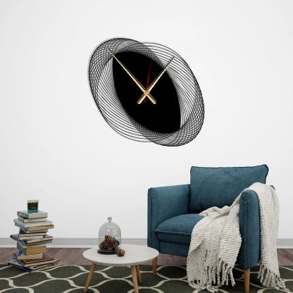 Artistic spiral wall clock - Image 3