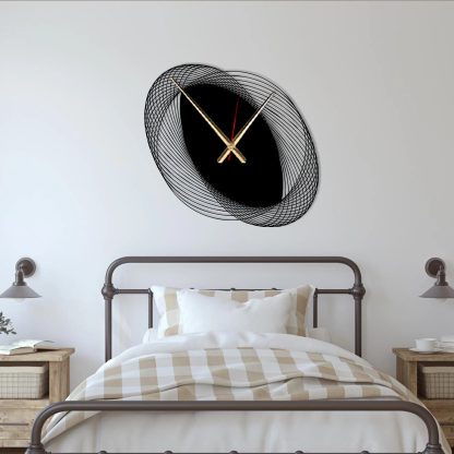 Artistic spiral wall clock - Image 2