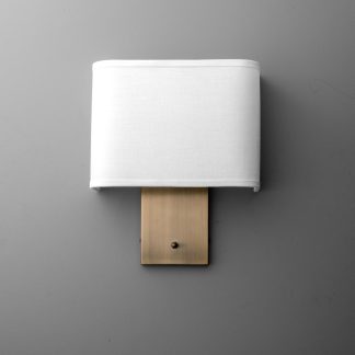 Simple and gentle modern fabric wall lamp