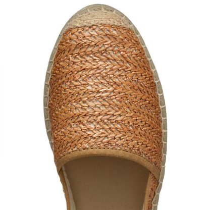 Women's woven straw leather canvas shoes - Image 9