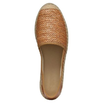 Women's woven straw leather canvas shoes - Image 5